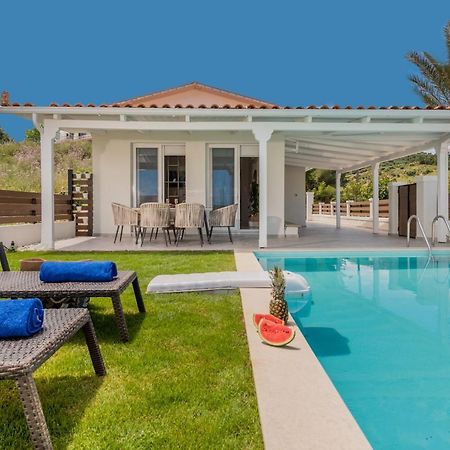Astarte Villas - Villa Siesta With Private Pool Argassi Zewnętrze zdjęcie