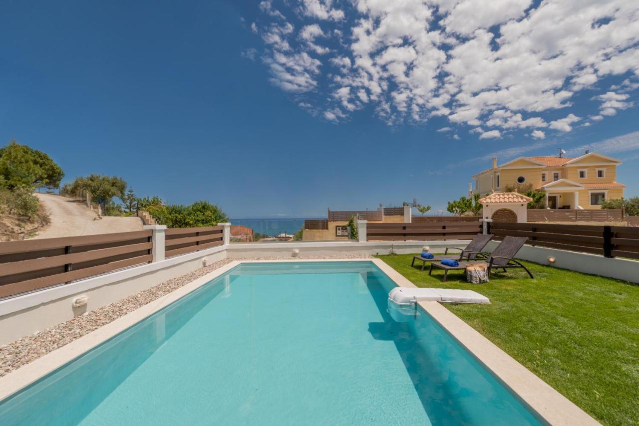 Astarte Villas - Villa Siesta With Private Pool Argassi Zewnętrze zdjęcie