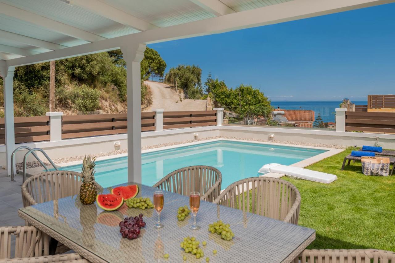 Astarte Villas - Villa Siesta With Private Pool Argassi Zewnętrze zdjęcie